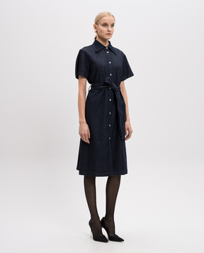 Dolce&Gabbana Синя джинсова сукня-сорочка F6TMBDG8MR3