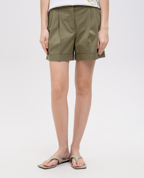 Max Mara Шорти BERGEN кольору хакі BERGEN