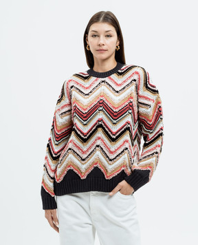 Missoni Светр з вовною у геометричний візерунок DS24WN0SBK039M
