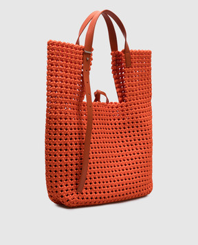 Gianni Chiarini Помаранчева плетена сумка-тоут AVA BS11568WVNG