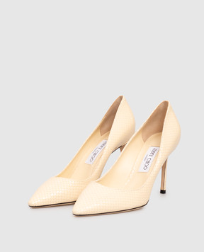 Jimmy Choo Бежеві шкіряні туфлі ROMY ROMY85GHF