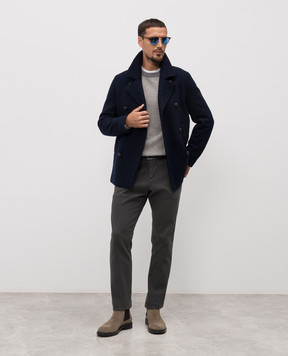 Wool&Co Сірий светр з вовною WO0235