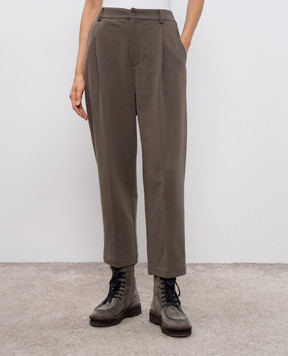 Brunello Cucinelli Коричневі штани MN05NSP799