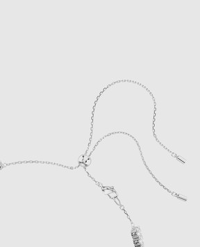 Swarovski Серебристый чокер Matrix с кристаллами 5708936