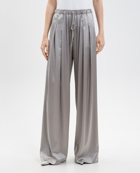 Ermanno Scervino Сірі штани із шовку D472P307HKC
