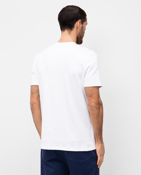 Brunello Cucinelli Біла футболка в рубчик MR8061336