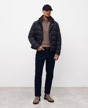 Woolrich Коричневий светр з вовною та кашеміром CFWOKN2024MRUF5032