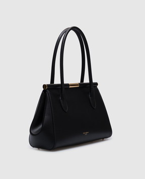 Dolce&Gabbana Черная кожаная сумка-тоут Marlene BB7734A3G19