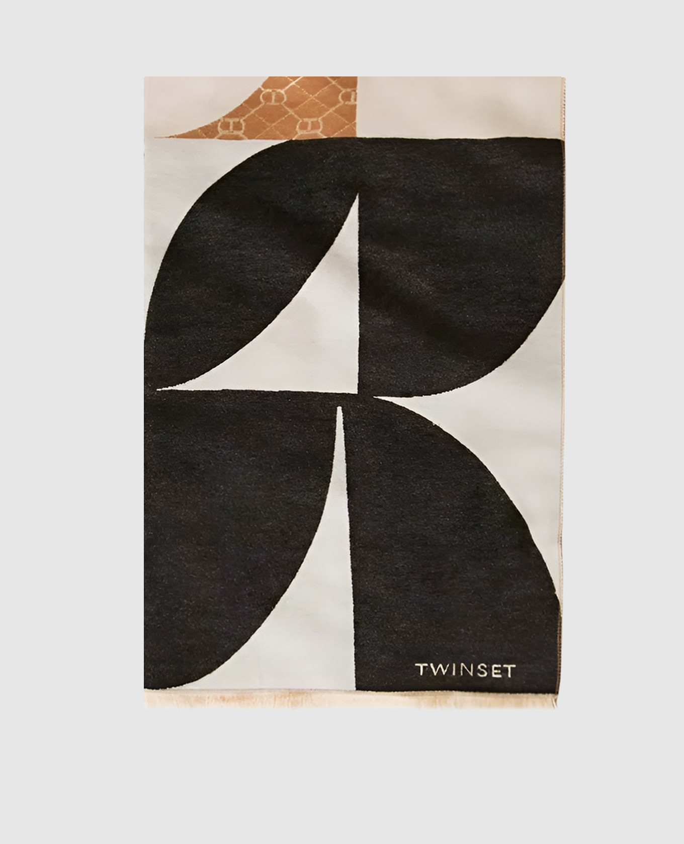 

Шарф в узор, Белый, Шарфы