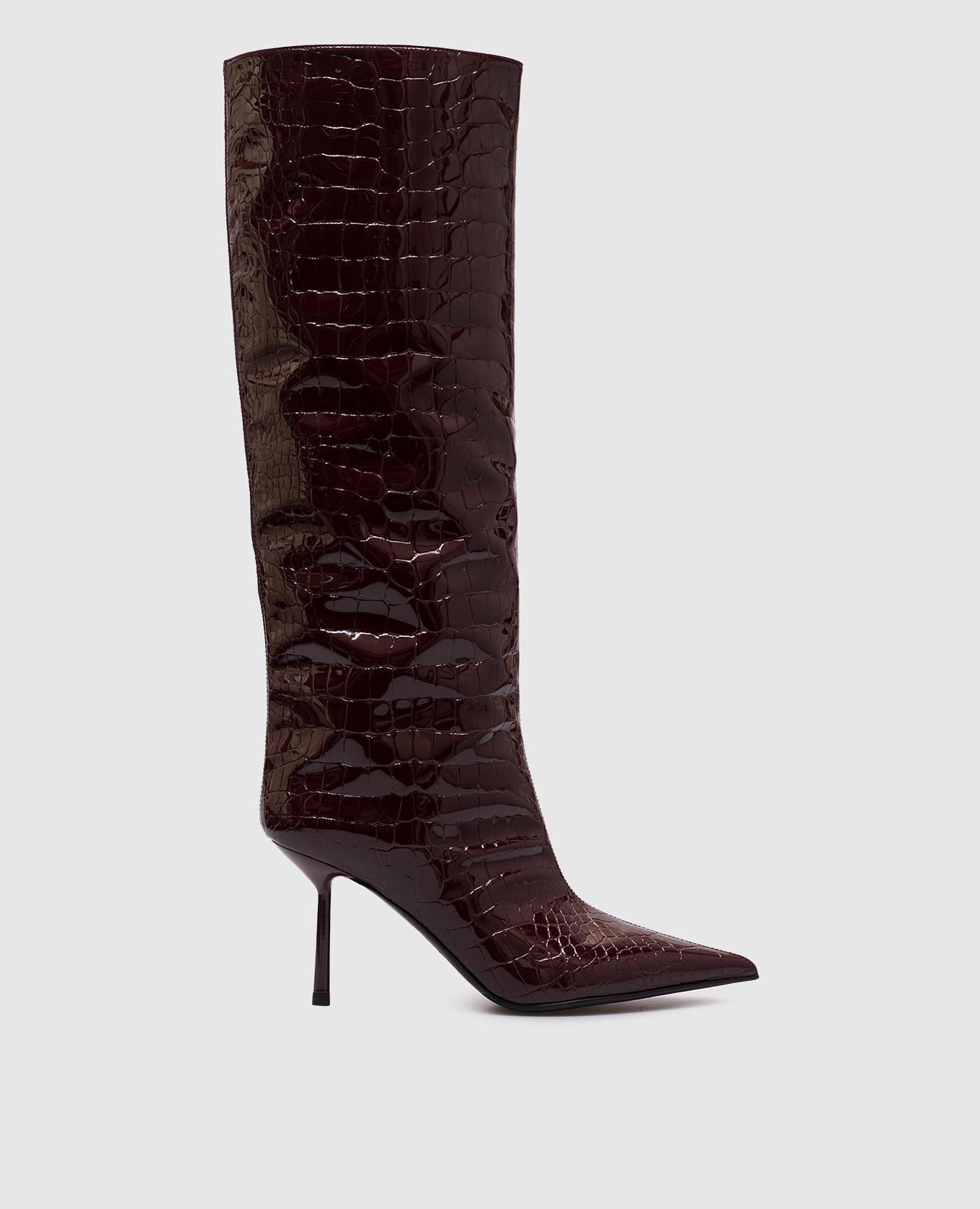 

Бордовые лакированные сапоги BELLA, Бордовый, Сапоги