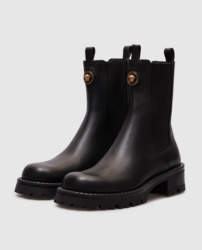 Versace Чорні шкіряні челсі Alia 10120401A02254
