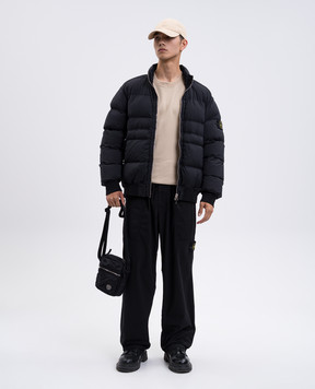 Stone Island Бежевий світшот з патчем логотипа K2S156100060S0051