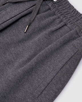 Brunello Cucinelli Детские серые спортивные штаны BG927E639C