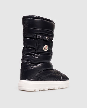 Moncler ENFANT Сині стьобані чоботи Petit Gaia K29544H00010M3463
