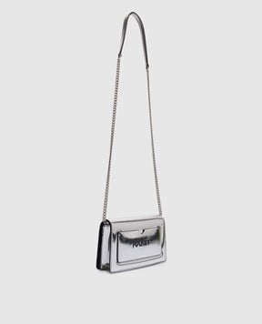 Off-White Серебряная сумка кросс-боди Jitnеy  OWNR032C99FAB001