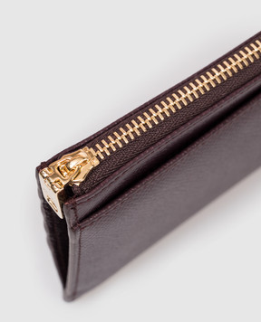 Dolce&Gabbana Фіолетовий шкіряний гаманець з логотипом BI1265A1001
