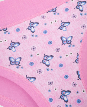 RiminiVeste Детские розовые трусики Lovely с принтом бабочки B2792J
