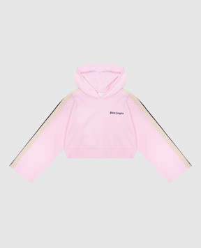 Palm Angels Дитяче рожеве худі з вишивкою логотипа PGBD007S25FLE00112+