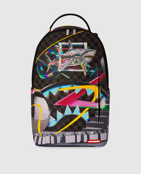 Sprayground Дитячий чорний рюкзак MIND TRIP SHARK DOSE 910B6163NSZ