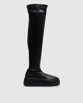 Giuseppe Zanotti Черные ботфорты Barbaro Stretch RW40037