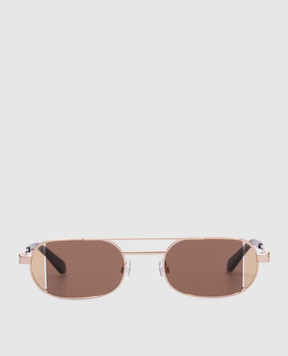 Off-White Золотые очки Lynn OERI14HS25MET001
