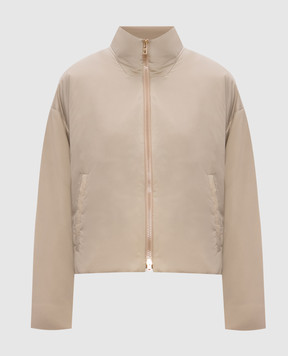 Herno Бежева куртка з логотипом GI000297D12456Z