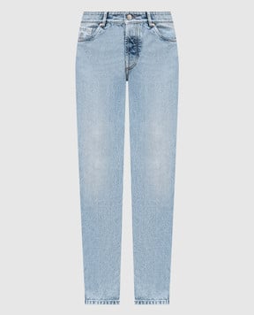 Brunello Cucinelli Блакитні джинси з патчем логотипа M241PD3210