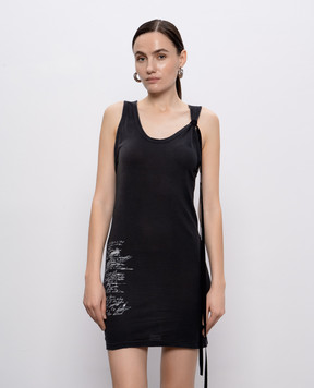 Ann Demeulemeester Серый удлиненный топ Seva с винтажным эффектом B0012844FA637