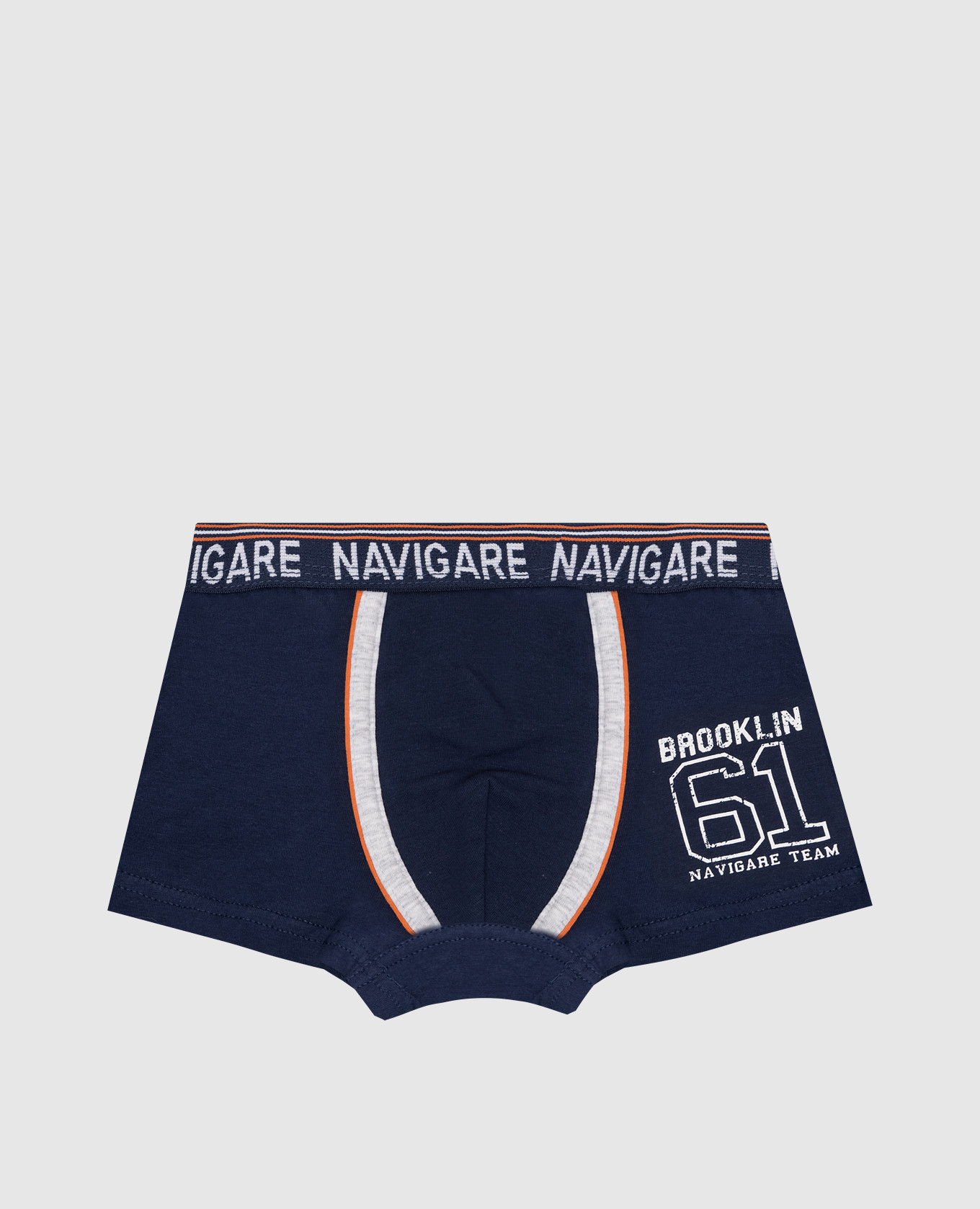 Детские синие трусы-боксеры с принтом