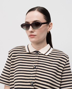 Givenchy Thelios Фіолетові сонцезахисні окуляри з логотипом GV40038I