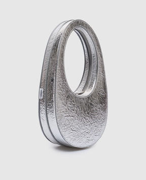 Coperni Серебряная кожаная сумка-хобо Foil COPBA01BISF6021