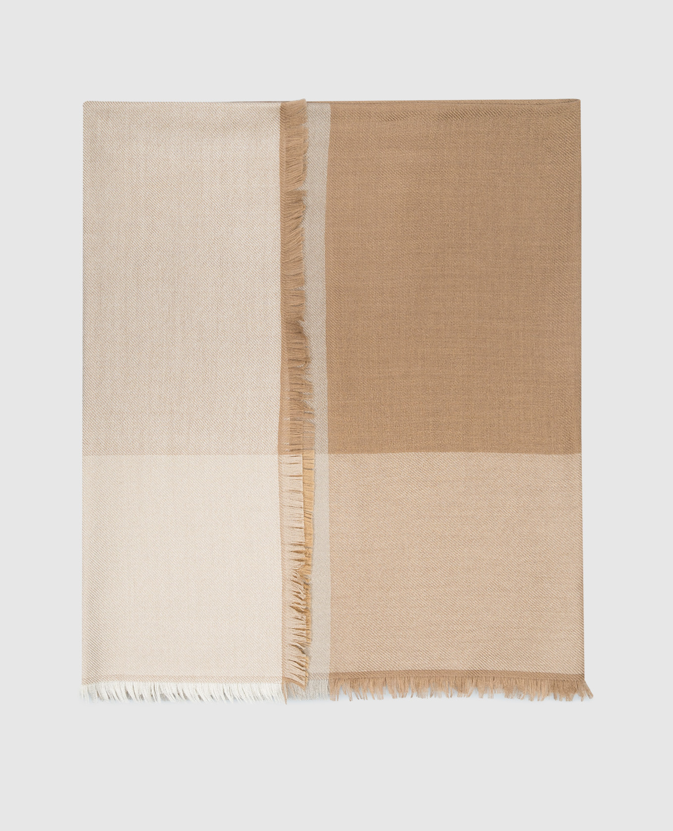 

Бежевый платок из кашемира и шелка, Платки