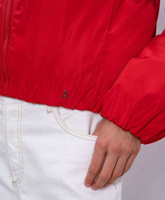 Twinset Червона куртка з капюшоном 242AP2410 зображення 5
