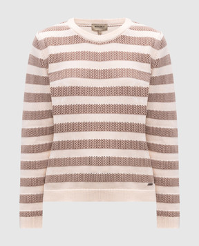 Woolrich Бежевий джемпер в смужку CFWWKN0333FRUF0787