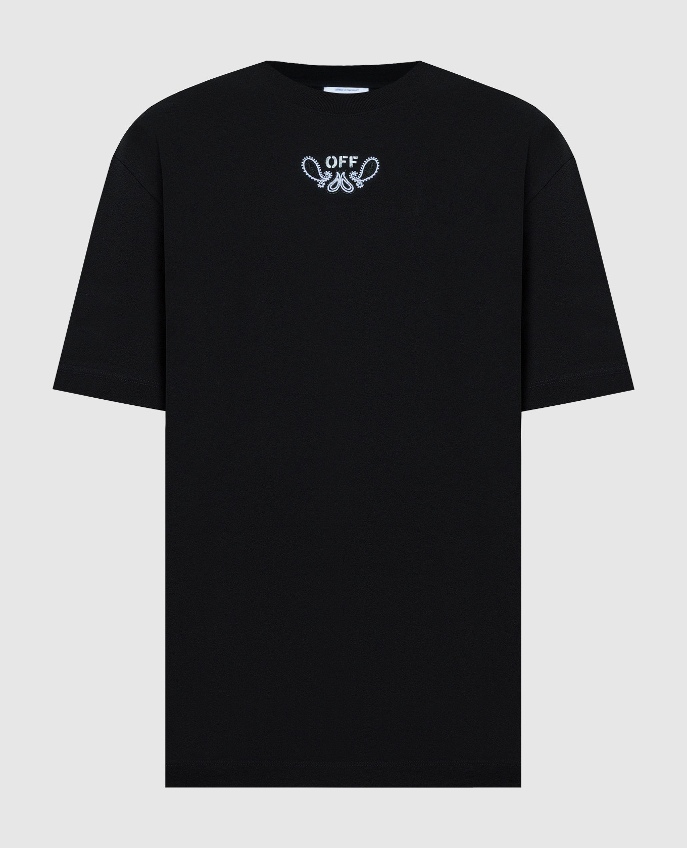 Черная футболка с вышивкой Bandana Arrow