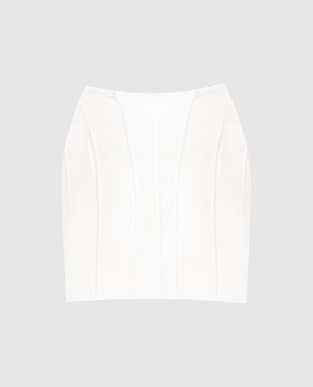 Thierry Mugler Біла спідниця міні з вовною 25P1JU0568196