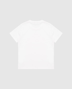 Versace Детская футболка с принтом логотипа 10183421A13239