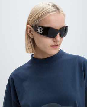 Balenciaga Черные очки BOSSY MASK 794333T0003w