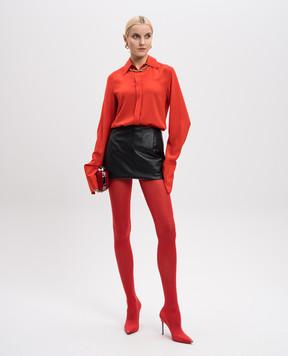Max Mara Sportmax Червона блуза GEMONA із шовку GEMONA