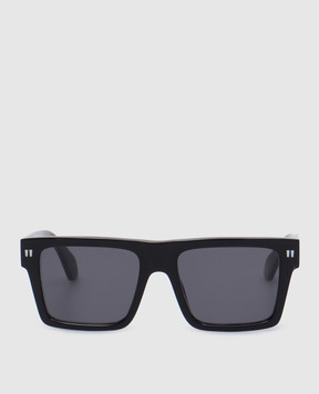 Off-White Чорні сонцезахисні окуляри Lawton OERI109C99PLA001