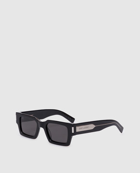 Saint Laurent Черные очки с логотипом SL572