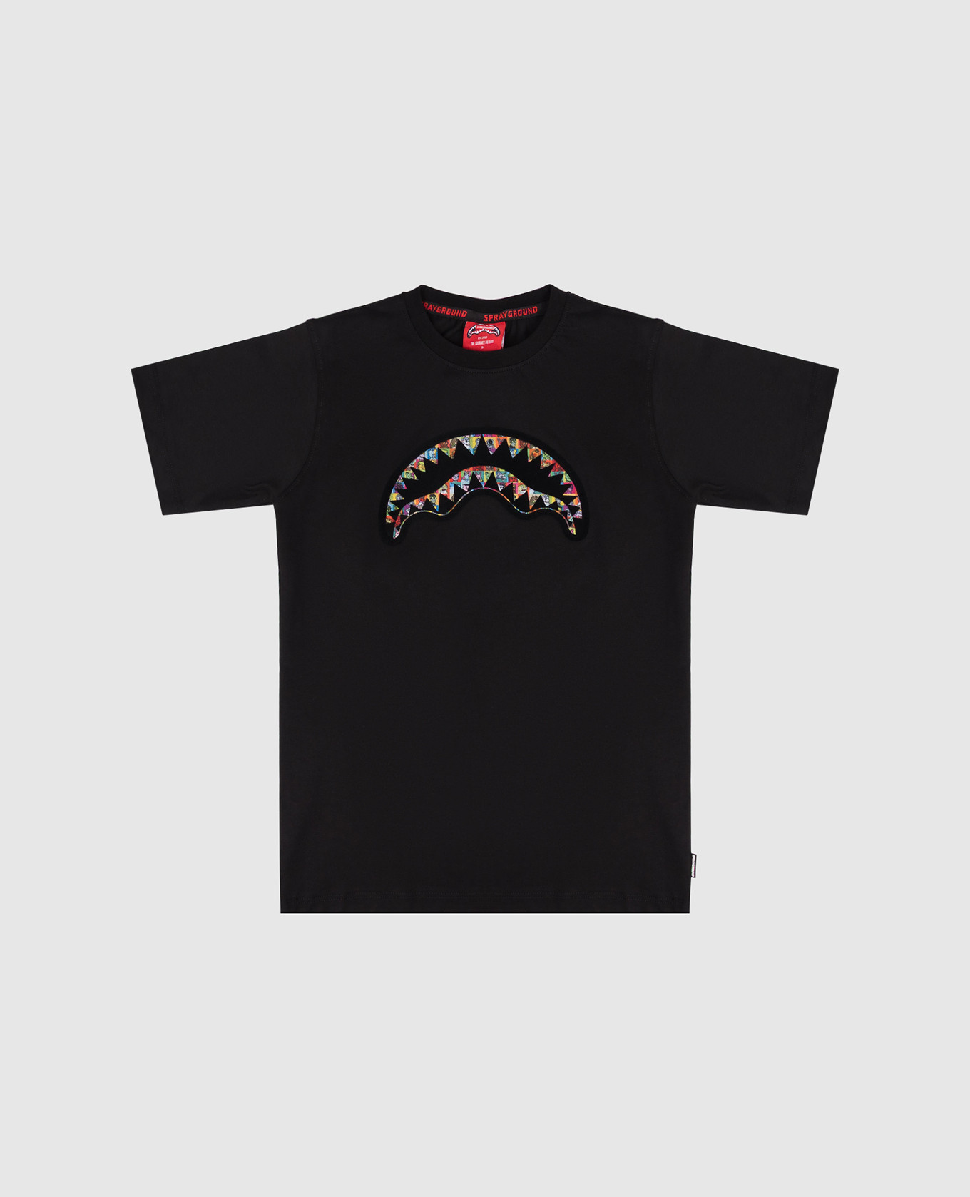 

Детская черная футболка Repeat Mayhem, Черный, Футболки