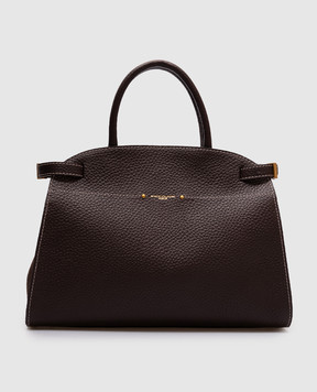 Gianni Chiarini Коричнева шкіряна сумка-тоут Farah BS11466TKLCM