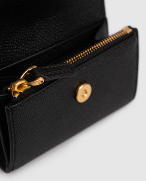 Valentino Чорне шкіряне портмоне з логотипом 7W2P0AS7SNP