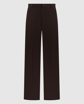WARDROBE.NYC Коричневі штани з вовни W2214F24WO