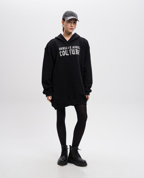 Versace Jeans Couture Черные худи с логотипом Goth Freak 77HAIL03CF00L