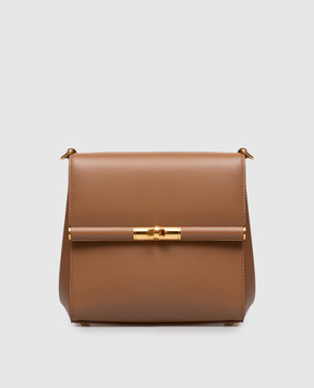 Dolce&Gabbana Коричневая кожаная сумка City Marlene BB7726A3G19