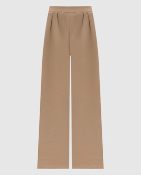 Max Mara Бежеві штани MEDIUM з вовни MEDIUM