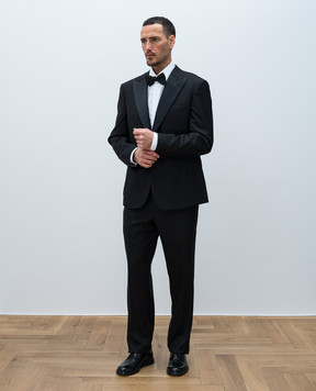 Stefano Ricci Черный костюм из шерсти M6SF431260HB