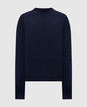 Jil Sander Синій светр з вовни альпаки J53GP0012J14523
